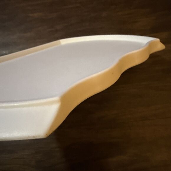 New Tupperware #3174 WHITE Over-the-Bowl Heavy Duty Cutting Board 10” - Picture 3 of 4